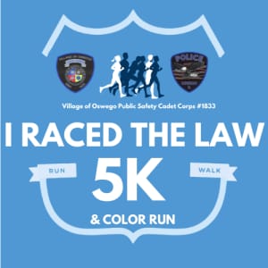 I Raced The Law 5K and Color Run Logo
