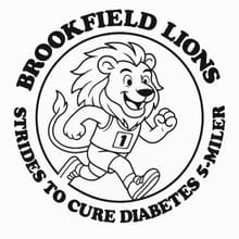 Brookfield Lions Strides to Cure Diabetes 5-Miler logo