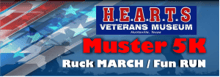 HEARTS Veterans 5K Ruck MARCH / Fun RUN logo