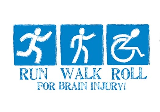 Run, Walk, Roll for Brain Injury Logo