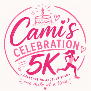 Cami’s 21st birthday 5K Logo