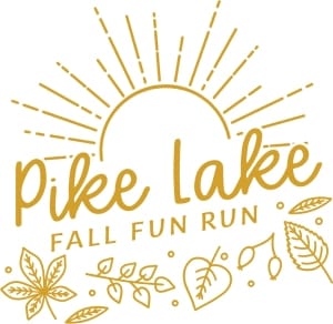Pike Lake Fall Fun Run 5K Logo