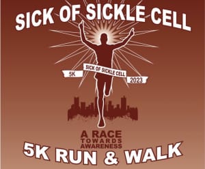 Sick of Sickle Cell 5k Logo