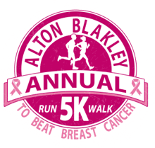 The Alton Blakley 5K To Beat Breast Cancer logo