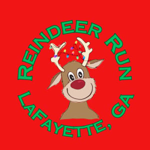 LaFayette Reindeer Run 15th annual Logo