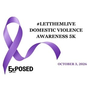 #LetThemLive Domestic Violence Awareness 5K Logo