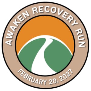 5th Annual Awaken Recovery Run Logo