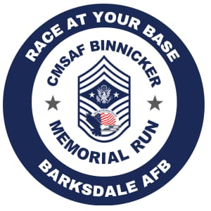 Barksdale AFB - CMSAF Binnicker Memorial Run Logo