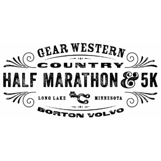Gear Western Country Half Marathon and Borton Volvo 5k Logo