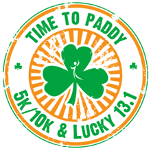 Time to Paddy 5K/10K & Lucky 13.1 - Rochester logo