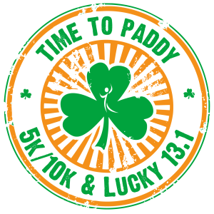 Time to Paddy 5K/10K & Lucky 13.1 - Rochester Logo