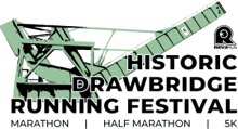 Historic Drawbridge Running Festival logo