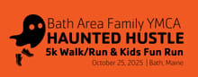 Bath Area Family YMCA Haunted Hustle 5k Walk Run & Kids Fun Run logo