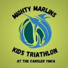 Mighty Marlins Kids Triathlon at the Cansler YMCA logo