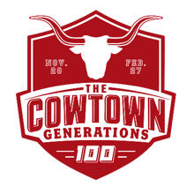 The Cowtown Generations 100 Mile logo