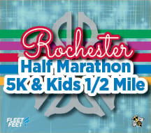 Rochester Half Marathon | 5K | Kids 1/2 Mile logo