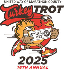 United Way of Marathon County Turkey Trot 2025 logo