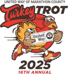 United Way of Marathon County Turkey Trot 2025 Logo