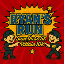 EDRRC - Ryan's Run Superhero 5k, Villain 10K and Kids (Free) Fun Run. logo