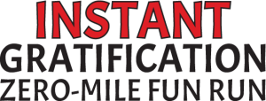 Instant Gratification Zero Mile Fun Run Logo