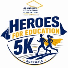 Grandview Education Foundation Heroes for Education 5K logo