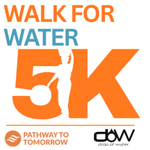 Walk for Water 5k Santa Barbara Logo
