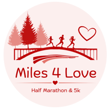 Miles 4 Love Half Marathon & 5K logo