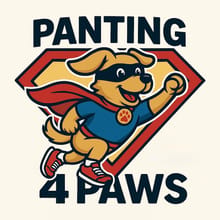 Panting Four Paws logo