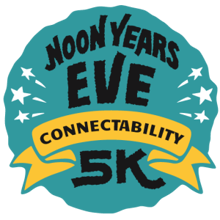 ConnectAbility's Noon New Year's Eve 5k logo