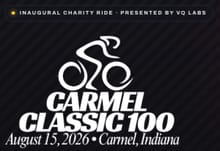 The Inaugural Carmel Classic 100 p/b VQ Labs and Freewheelin' Community Bikes logo