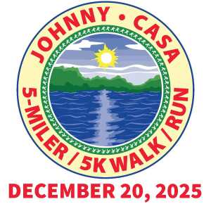 Johnny CASA 5 Miler 5K Run/Walk Logo
