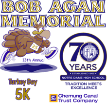 Notre Dame Bob Agan Memorial TD5K logo