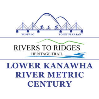 Lower Kanawha River Metric Century Logo