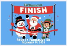 Tennova Farragut Frosty 5K logo