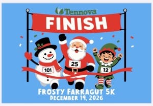 Tennova Farragut Frosty 5K Logo