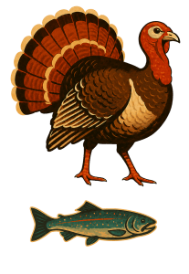 Home Pro Exteriors' Livingston Manor Turkey "Trout" 5K & 1 Mile Run/Walk logo