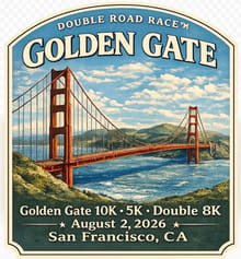Golden Gate Double 8K, Golden Gate 10K, Golden Gate 5K logo