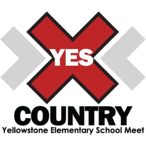 Yellowstone Elementary School Cross Country Meet - One Mile Race Logo