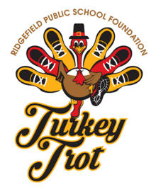 Ridgefield Public School Foundation's 10th Annual Turkey Trot, presented by the Cowlitz Indian Tribe & Columbia Credit Union logo