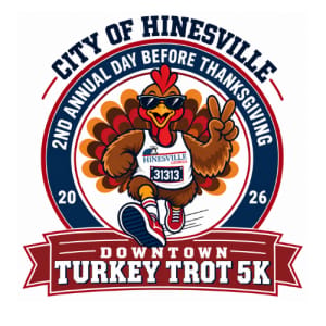 City of Hinesville Day Before Thanksgiving Turkey Trot 5K Logo