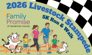 Hendricks County 4-H Fair Livestock Stampede 5k Logo