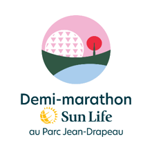 Demi-Marathon Sun Life au parc Jean-Drapeau logo