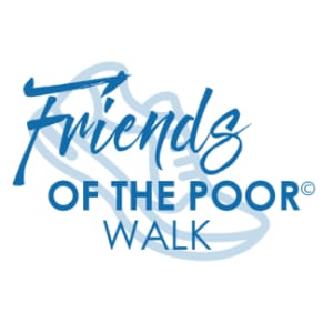 SVDP Friends of the Poor Walk St. Finbar Logo
