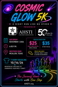 Cosmic Glow 5K Run/ Walk logo