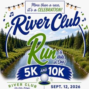 River Club Run (& Hole in One!) Logo