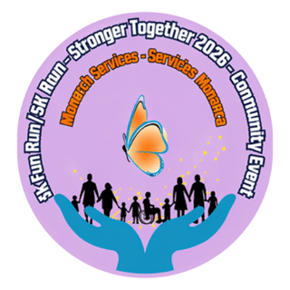 Stronger Together 2026! 1K/5k Walk/Run and Family Event! Sunday, September 20th Logo