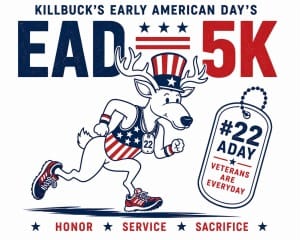 Early American Days 5k/Fun Walk Logo
