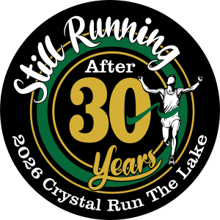 Crystal Run the Lake 2026 with virtual options logo
