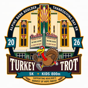 Alpine Bank Boulder Thanksgiving Day 5K Logo