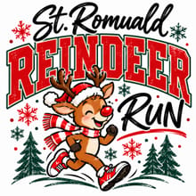 St. Romuald Reindeer Run 2026 logo